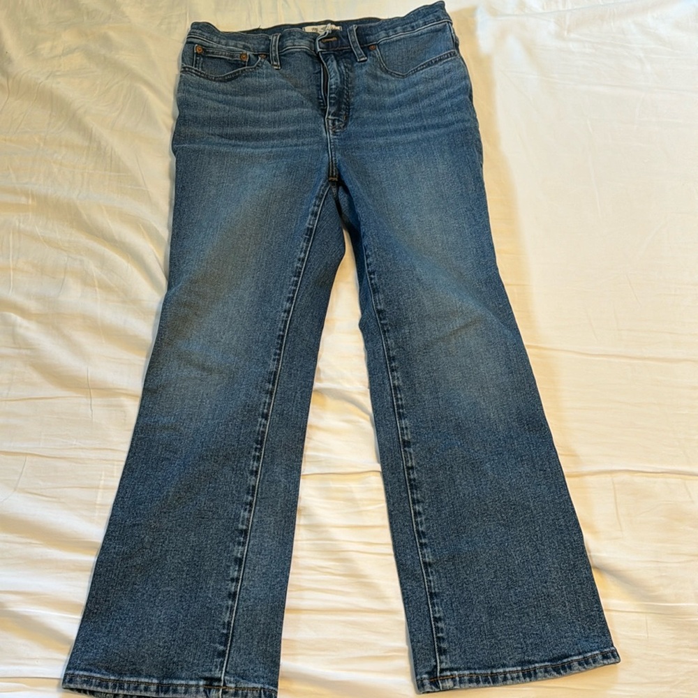 Madewell cali boot jeans in medium wash